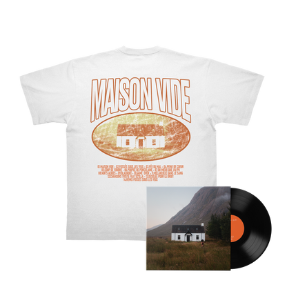 T-SHIRT BLANC + VINYLE