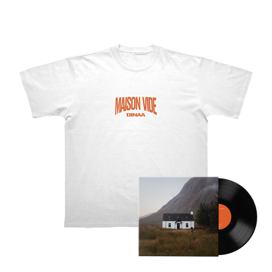 T-SHIRT BLANC + VINYLE