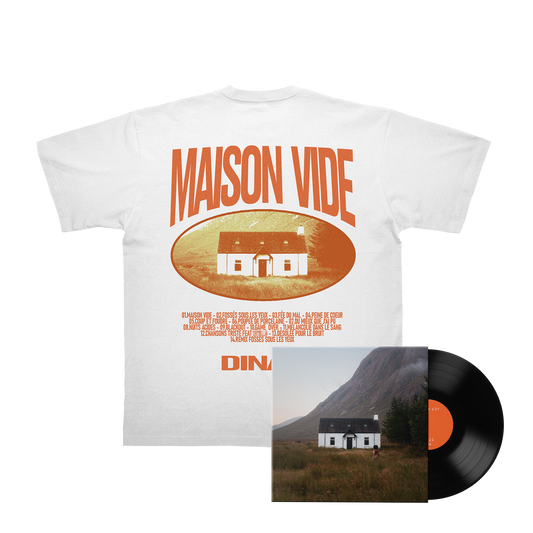 T-SHIRT BLANC + VINYLE